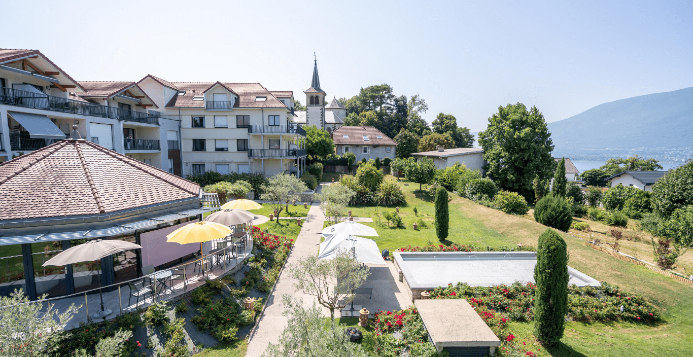 Résidence Les Jardins de Lamartine à Tresserve, appartements et jardins en Savoie"